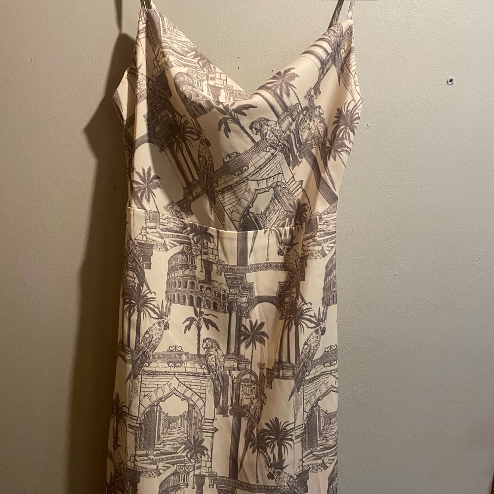 Satin mini dress